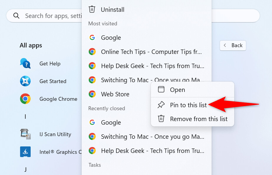 How to Control What Appears on Windows 11 Jump Lists image 7