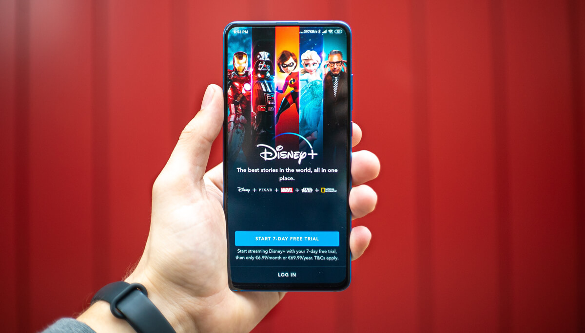 Disney+ free trial signup.