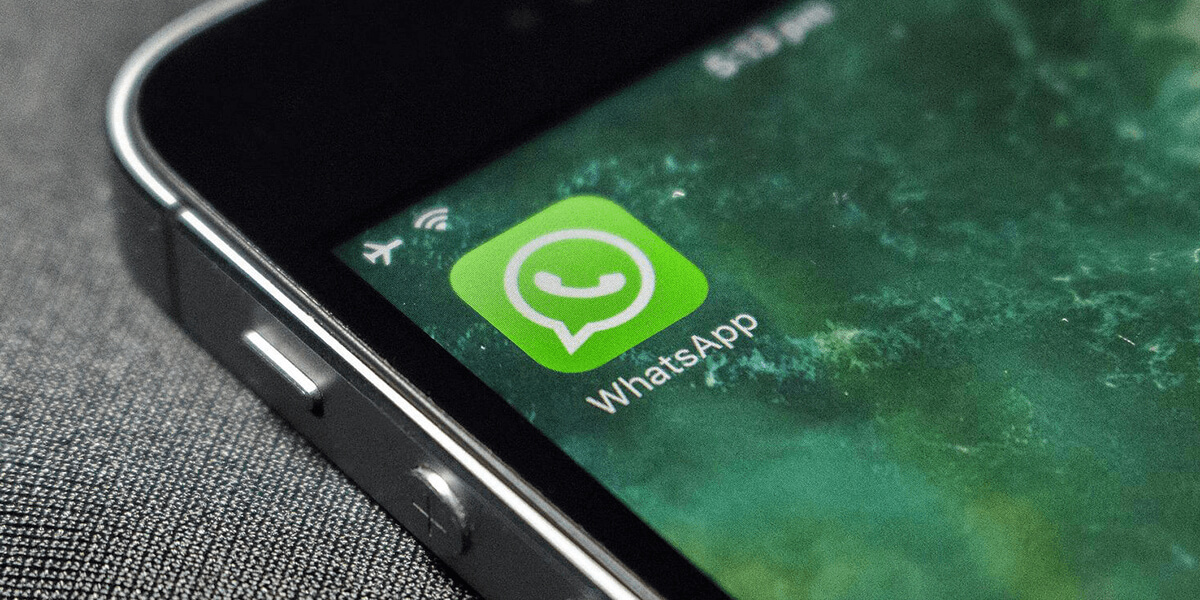 WhatsApp app on phone.