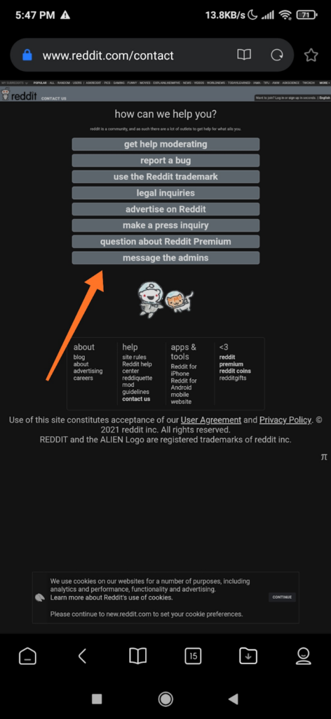 How to Report a Subreddit image 11